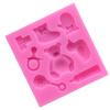 Biberón Oso Chupete Letra Serie Bebé Molde de Silicona Líquida Fondant Chocolate Pastel Molde Decorativo