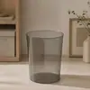 Balde de flor de barril de vinho multifuncional para escritório, lixeira para papel de lixo, estilo luxo leve, balde transparente para armazenamento de lixo, lixeira