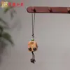 Série de Corrente para Celular Grão de Café Madeira de Pêssego Brinquedo Cultural Urso e Cachorro Acessórios Pingente