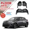 Adecuado para Toyota 2016-2023 C-Hr Chr Yize Alfombrillas de Piso para Coche, Alfombrillas de Piso TPE Impermeables de Cobertura Total para Umbral