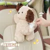 Caja de Pañuelos para Coche de Peluche Decoración Colgante para Asiento de Coche Bolsa Colgante de Pañuelos para Coche