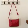 Colección Otoño 2026: Bolso de Hombro Cruzado de Cuero Suave con Textura Tejida de Gama Alta, Bolso de Mujer Versátil y Único al por Mayor