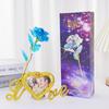 Simulación de siete colores lámina de oro de 24k caja de regalo de rosa tallo único regalo Qixi Día de San Valentín creativo cumpleaños fabricante transfronterizo