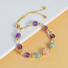 Pulsera de Moda de Amatista Natural al por Mayor Diseño Original Nicho Pulsera de Lujo Ligero para Regalo de Novia Joyería