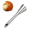 Suministro transfronterizo boquilla de acero inoxidable para hojaldre boquilla para apretar flor boquilla para apretar flor de relleno de crema de hojaldre -- (paquete individual)