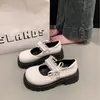 Sapatos Casuais Versáteis da Moda para Meninas 2026 Primavera/Verão Novos Sapatos Princesa Vazados Fechados na Ponta Estilo Britânico Pequenos Sapatos de Couro