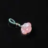 Ágata Natural Calcedonia Tallada Vaina de Semilla de Loto Estilo Cuerda Pixiu Cubo de Azúcar Cuenta Única Cuentas Sueltas Accesorios para Pulsera DIY
