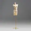 Suporte de Exibição de Mannequin Meio Corpo para Lingerie para Vitrine de Loja de Roupas Íntimas Masculinas e Femininas, Suporte de Modelo para Roupa de Banho e Sutiã