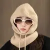2026 Nuevo Pasamontañas para Mujer, Versión Coreana, Bufanda de Invierno de Gama Alta, Gorro de Punto Cálido con Protección para los Oídos, Venta al por Mayor
