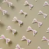 Patrón Minimalista de Hormiga Pegatinas Pequeñas para Uñas de Lazo Color Sólido Mini Lazo Ultra Delgadas Pura Deseo Decoraciones de Uñas Suaves Yt9021