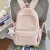 Mochila Escolar de Nuevo Estilo para Niñas, Estilo Coreano Ins Bordada con Estrellas, Alto Valor Estético, Mochila Casual Versátil para Estudiantes de Primaria, Secundaria y Preparatoria