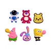 Borracha Macia Ursinho Pooh e Urso Lots-o Boneca Acessórios DIY Capa de Celular Caixa de Papelaria Patch de Decoração Fivela de Sapato Transfronteiriço