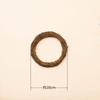 Anillo de Vid de Tierra Transfronterizo Círculo de Vid de Tierra Anillo de Decoración Navideña Múltiples Especificaciones Anillo de Vid Decoración de Pared de Vid Tejida