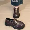 Em estoque~2026 novos mocassins, sapatos slip-on de sola macia que não cansam os pés, sapatos femininos de peça única, sapatos pequenos de couro estilo faculdade JK
