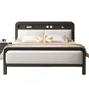 Cama de Hierro Forjado, Cama Doble para Uso Doméstico, Cama de Hierro Engrosada y Reforzada de Acero Inoxidable para Niños para Viviendas de Alquiler Cama de Hierro de 5 m