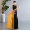 Vestido de Noche Atmosférico de Alta Gama Elegante Largo para Anfitrión de Banquete Actuación Cheongsam de Cola de Pez Chino Vestido Mejorado para Mujer