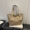 Bolsa Tote Retrô Grande Capacidade Verão 2026 Nova Elegante Nicho Moda Versátil Simples Casual Ombro Único de Mão