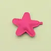 Colgante de Estrella de Cinco Puntas con Burbujas Relleno de Algodón Llavero de Piel PU Colgante de Bolso Accesorios de Decoración para Ropa