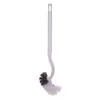 Cepillo de baño doméstico sin ángulo muerto cepillo cepillo de baño cerdas suaves mango largo cepillo de baño para inodoro montado en la pared cepillo limpiador de inodoro
