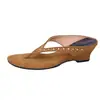 Chanclas de Remache Estilo Francés para Mujer, Nuevo Modelo Verano 2026, Tacón de Cuña, Modernas y Versátiles, Impresionantes Sandalias Estilo Hada