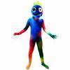 Disfraz de monstruo azul para Halloween, amigos arcoíris, juego de ROBLOX, ropa de cosplay