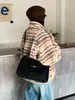 Bolsa Retro Fosca Fashion para Mulheres 2026 Nova Bolsa Transversal Versátil com Acabamento de Luxo para o Dia a Dia, Bolsa de Ombro Único sob o Braço Estilo Balde