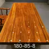 Mesa de Chá Okan de Madeira Maciça Placa Grande Estilo Chinês Mesa e Cadeira de Escritório para Chefe Combinação de Troncos