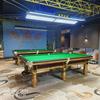 Fábrica de Mesas de Billar Estilo Chino Club en la Ciudad de Jiangmen, Guangdong, Mesa de Billar Estilo Americano Qiangli para Uso Doméstico Estándar