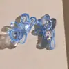 Parche de Joyería de Acrílico con Forma de Oso Transparente y Incrustaciones de Diamantes Lindos Accesorios para Pendientes y Llaveros DIY