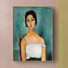 Pintura Decorativa Abstracta Americana Matisse de Alta Gama para Sala de Estar Sofá Francés Mesita de Noche Pared de Fondo Retro Mural Pintura Colgante