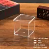 Caja Transparente de Plástico Acrílico Cuadrada al por Mayor de 5 cm con Tapa y Base Caja de Dulces Caja de Empaque para Exhibición de Figuras Cubo de Rubik