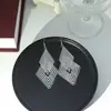 Pendientes Largos de Metal Exagerados Estilo Europeo y Americano, Gancho de Oreja con Borla de Moda, Elementos Populares de Influencers, Varios Accesorios para Orejas