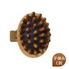 Madera Maciza Diente Versátil Cepillo Peine Masajeador Cuero Cabelludo Cuerpo Universal Madera de Durazno Goma Elástica Cabezal de Masaje Cepillo Cuerpo Peine para Espalda