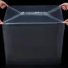 Bolsa de Cartón con Fondo Cuadrado de Plástico al por Mayor de Fábrica Bolsa de Empaque Cuadrada Bolsa Cuadrada con Cordón Transparente Engrosado Bolsa Interior de Película de Alta Presión