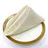 Servilleta de Tela para Restaurantes y Hoteles, Limpieza de Vasos sin Pelusa, Flor de Gancho para Tazas, Servilleta de Mesa Occidental Estilo Europeo para el Hogar, Flor de Seda, Fibra Química