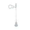Nuevo Colgante de Borla de Calabaza Hueca Incrustada de Diamantes Finamente Elaborado en Plata de Ley S925 Material de Accesorios de Plata para Pulsera DIY Collar