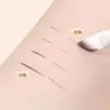 Set de Pinceles para Sombras de Ojos Cloud Porcelain para Principiantes, Pincel para Detalles de Ojos, Pincel Biselado para Delineador de Ojos, Pincel para Sombras de Nariz, Pincel de Maquillaje para Mezclar Aegyo-Sal