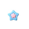 Estrella Brillante de Cinco Puntas de Doble Capa Colorida Accesorios de Resina para Bricolaje Accesorios Hechos a Mano para el Cabello Hebilla de Zapato Materiales Pegatinas para Funda de Teléfono Taza de Agua