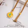 Puzuo retención de color fuerte oro arena accesorios DIY zorro cepillado, cerdito, Buda, peces colgantes, collares, cadenas de suéter de dibujos animados para mujeres