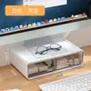 Base Elevadora de Monitor de Computadora Bnbs con Almacenamiento Caja de Almacenamiento de Escritorio Tipo Cajón Transparente