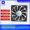 Ventoinha de Resfriamento 135*135*25mm Ventilador DC 12V 13525 Aquecedor Aquecedor a Lenha Ventilador com Rolamento de Esferas