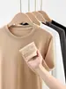 Venda direta da fábrica, moletom feminino de manga longa com gola redonda, corte justo, top versátil, forrado com fleece para aquecimento, adequado para outono e inverno