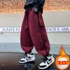 Ropa Infantil Pantalones de Forro Polar para Niños Otoño e Invierno 2025 Nuevos Pantalones Deportivos Gruesos de Otoño e Invierno para Niños Medianos y Grandes