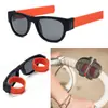 Gafas de Sol Plegables Pop Mirror Douyin Mismo Estilo Pulsera de Playa Gafas Tendencia para Exteriores Ciclismo Conducción