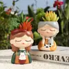 Jardim de Pátio de Novo Produto Transfronteiriço Recipiente para Planta Suculenta de Mesa Vaso para Planta Suculenta Jardim de Varanda Residencial Vaso de Flor Suculenta Flor em estoque