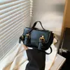 Bolso Nuevo para Niños Niña Moderno Retro Brillante Cuero Bolso Cruzado Estilo Universitario Mini Bolso Cruzado Pequeño Moda