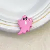Acrílico Série de Desenhos Animados Fofos Contas de Buraco Reto Fantasma Pintado DIY Corrente de Celular Pingente Acessórios de Joias