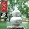 Botella de Calabaza de Vidrio Personalizada Transfronteriza de Amazon 500ml Botella Creativa Retro para Vino de Frutas con Cuerda Botella Dispensadora de Bebidas