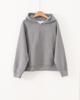 [Hengjia Qy] Sudadera con capucha y media cremallera de estilo holgado y perezoso para mujer, Top chic de nicho versátil con efecto adelgazante