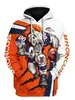 Moda Caliente Transfronteriza Sudadera 3D para Hombre Estampado del Super Bowl Americano Sudadera Urbana para Hombre Otoño e Invierno Sudadera